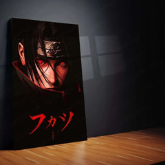 Itachi Uchiha Super Realistic Movie Poster | Naruto Anime Metal Wall Art - TURTLEWINGS 