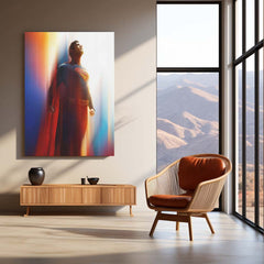Superman – Man of Steel Metal Poster | DC Comics Superhero Wall Frame 01