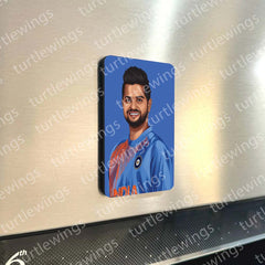 Fridge Magnet  | Indian Cricket Team Fridge Magnet Set – 10 Legendary Players (60x80mm)