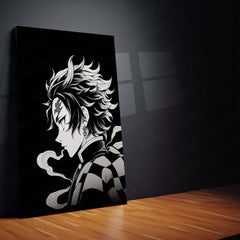 Tanjiro Kamado from Demon Slayer – Intense Battle-Ready Metal Frame 02 - TURTLEWINGS 