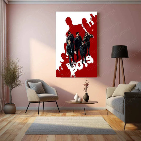 The Boys Metal Poster – Gritty Superhero Wall Art | Dark Action Series Decor - TURTLEWINGS 