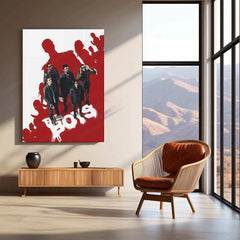 The Boys Metal Poster – Gritty Superhero Wall Art | Dark Action Series Decor - TURTLEWINGS 
