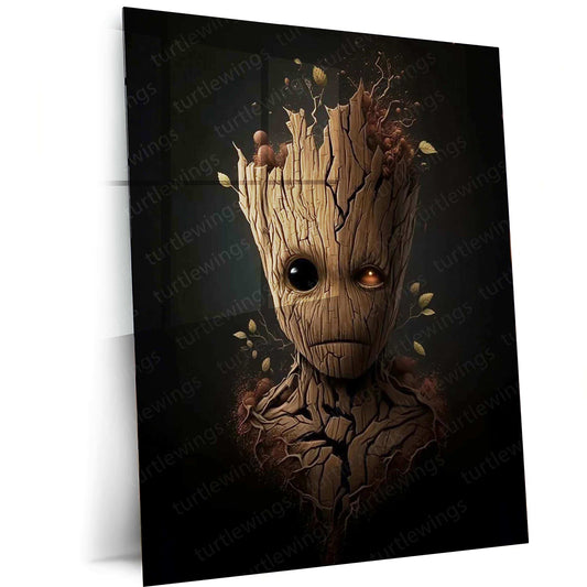 The Groot Metal Poster – Guardians of the Galaxy Wall Art | Marvel Fan Decor - TURTLEWINGS 