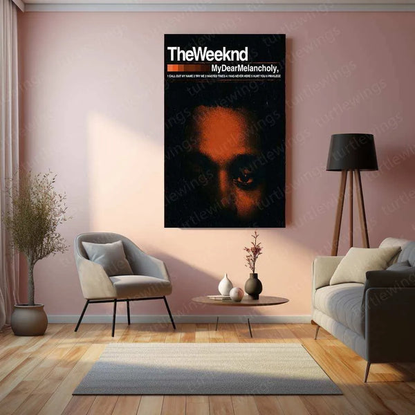 The Weeknd Metal Poster – Iconic Music & Pop Art | Stylish R&B Wall Decor 2 - TURTLEWINGS 