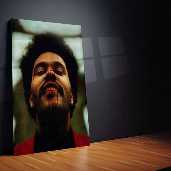 The Weeknd Metal Poster – Iconic Music & Pop Art | Stylish R&B Wall Decor 3 - TURTLEWINGS 