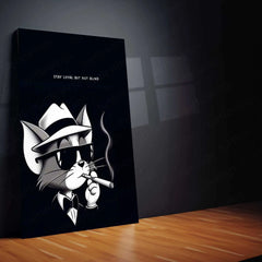 Tom Quote Metal Poster – Classic Cartoon Wisdom | Funny Tom & Jerry Wall Art 2 - TURTLEWINGS 