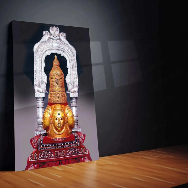 Trimbakeshwar Nashik Metal Poster – Sacred Temple Art | Spiritual Wall Decor 3 - TURTLEWINGS 