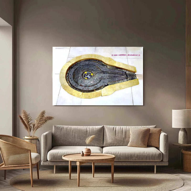 Trimbakeshwar Nashik Metal Poster – Sacred Temple Art | Spiritual Wall Decor 4 - TURTLEWINGS 