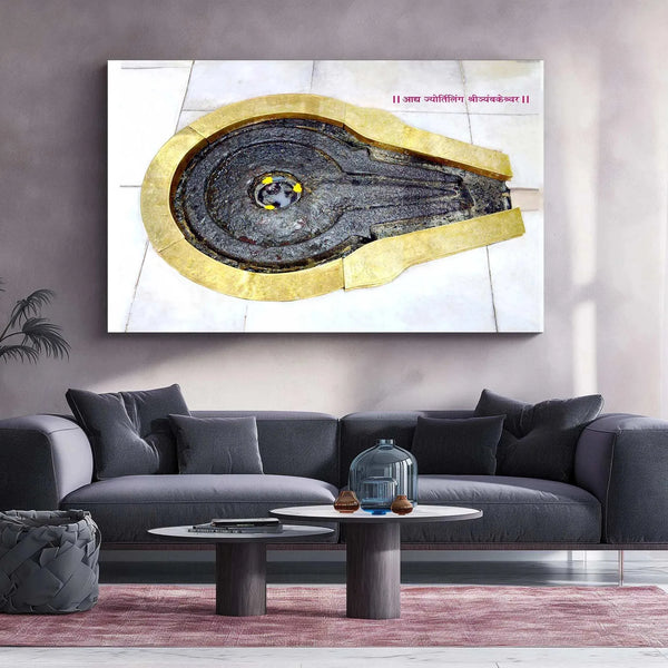 Trimbakeshwar Nashik Metal Poster – Sacred Temple Art | Spiritual Wall Decor 4 - TURTLEWINGS 