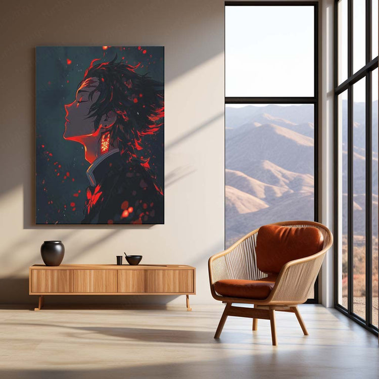 Anime Metal Poster |  Tanjiro – Demon Slayer Metal Poster | Epic Anime Wall Art