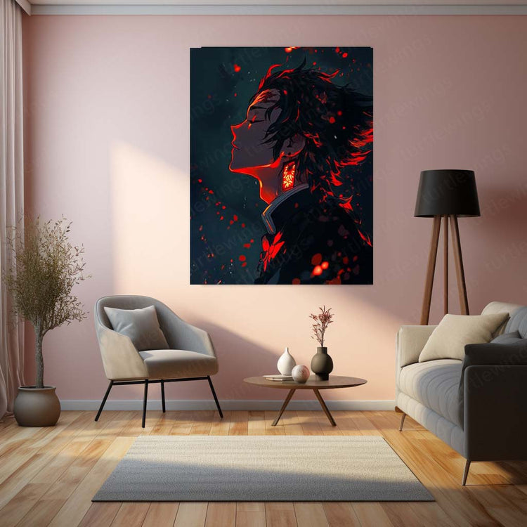 Anime Metal Poster |  Tanjiro – Demon Slayer Metal Poster | Epic Anime Wall Art