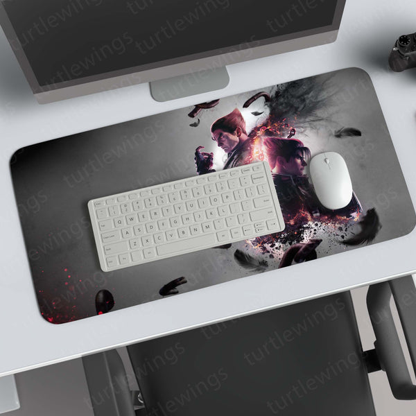 Tekken 8 Deskmat – Heihachi vs Jin Showdown Art