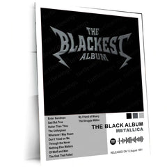 Metallica Complete Collection | Set of 11 | Set of 8 | Set of 4 | Album Posters Metal Frames Heavy Riffs. Legendary Albums. Thrash Metal History on Your Walls. - TURTLEWINGS 