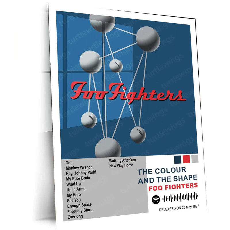 Foo Fighters – Complete Album Collection | Set of 11 | Set of 8 | Set of 4 | Premium Metal Poster - TURTLEWINGS 