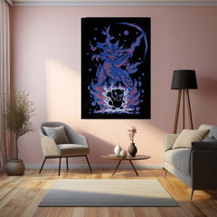 Anime Metal Poster | Pokemon The Dark Samurai Within | Shadow Discipline Metal Frame  Inner Demon, Warrior Spirit & Silent Power Anime Wall Art