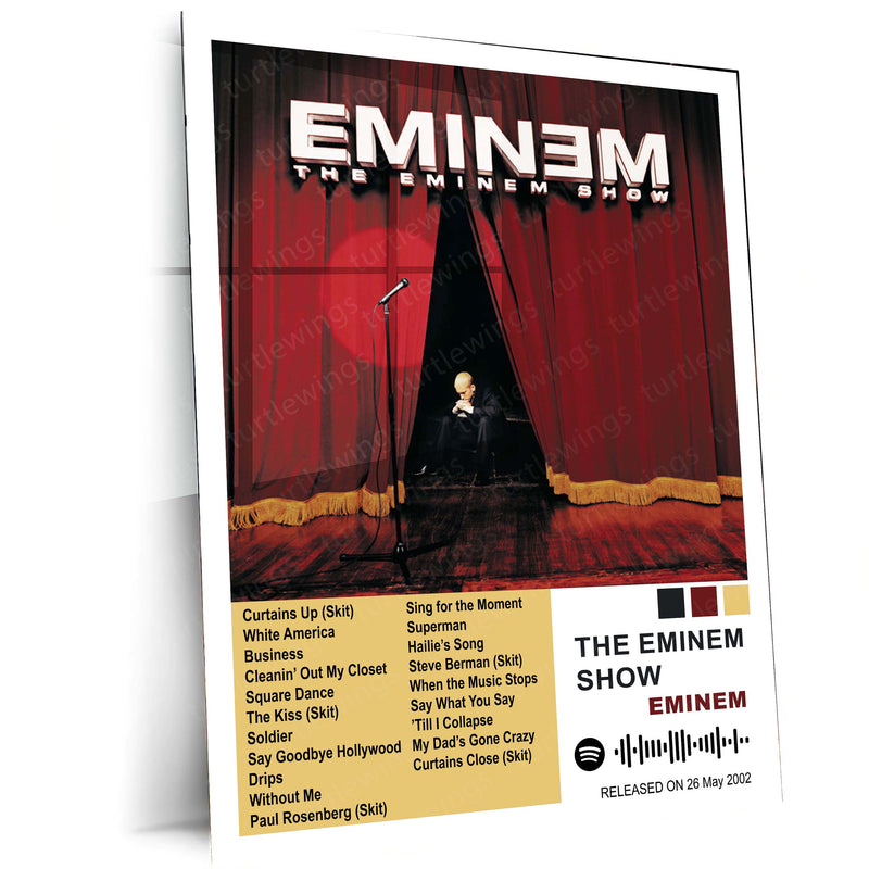 Eminem – Complete Album Collection | Set of 11 | Set of 8 | Set of 4 | Premium Metal Poster