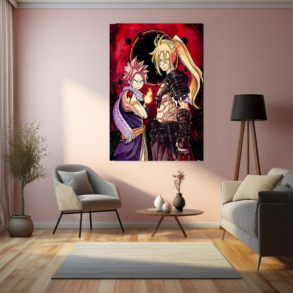 Anime Metal poster | The First Berserker – Flames of Wrath Metal Frame