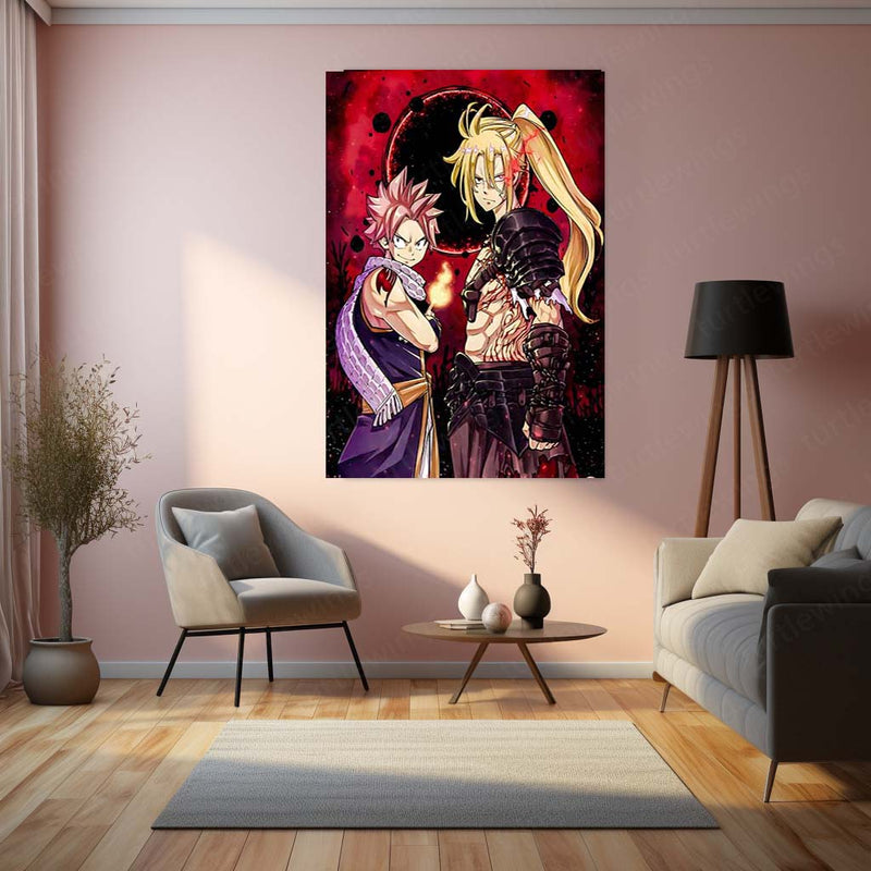 Anime Metal poster | The First Berserker – Flames of Wrath Metal Frame