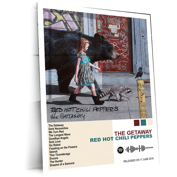 Red Hot Chili Peppers – Complete Album Collection | Set of 11 | Set of 8 | Set of 4 | Premium Metal Poster - TURTLEWINGS 