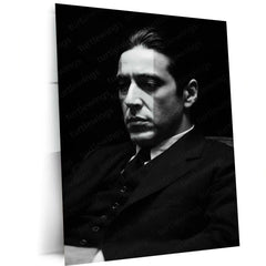 Quote Metal Poster | The Godfather (Michael Corleone) | Power, Strategy & Silent Authority Metal Frame - TURTLEWINGS 