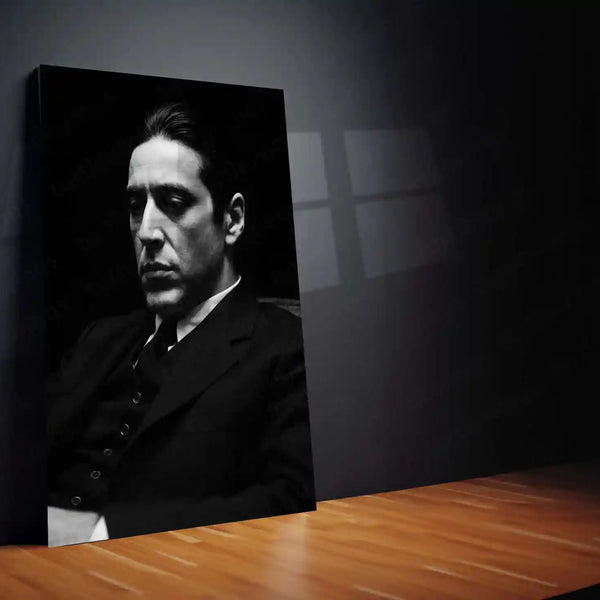Quote Metal Poster | The Godfather (Michael Corleone) | Power, Strategy & Silent Authority Metal Frame - TURTLEWINGS 