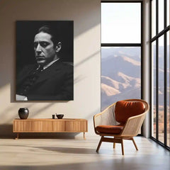 Quote Metal Poster | The Godfather (Michael Corleone) | Power, Strategy & Silent Authority Metal Frame - TURTLEWINGS 