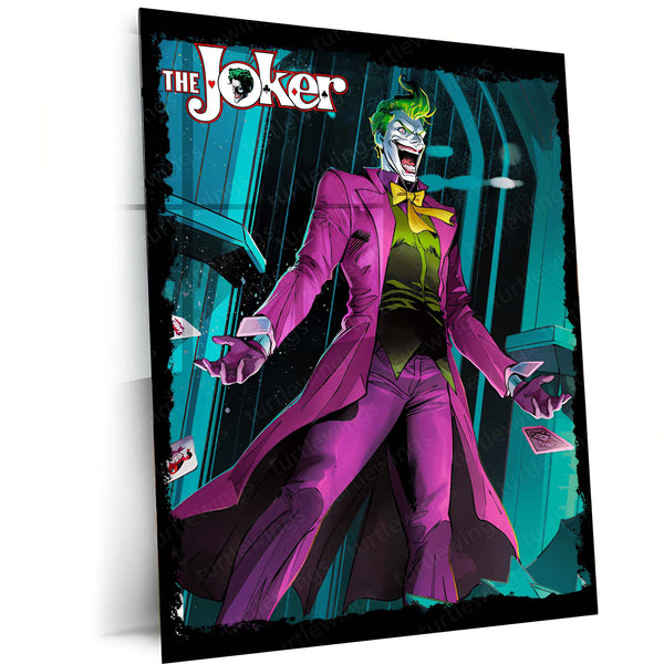 The Joker – Agent of Chaos Metal Poster | DC Comics Villain Wall Frame