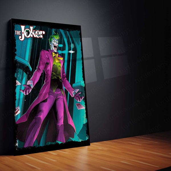 The Joker – Agent of Chaos Metal Poster | DC Comics Villain Wall Frame