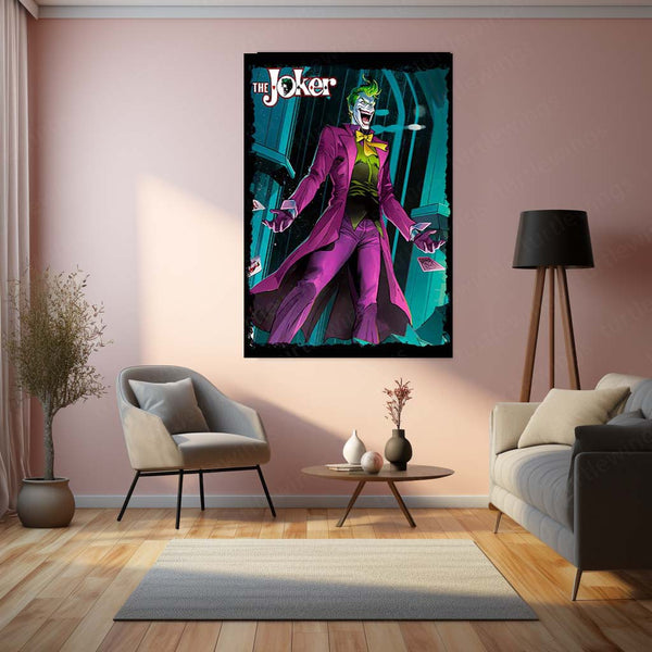 The Joker – Agent of Chaos Metal Poster | DC Comics Villain Wall Frame