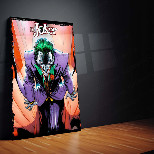 The Joker – Agent of Chaos Metal Poster | DC Comics Villain Wall Frame 01