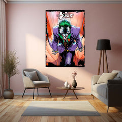 The Joker – Agent of Chaos Metal Poster | DC Comics Villain Wall Frame 01
