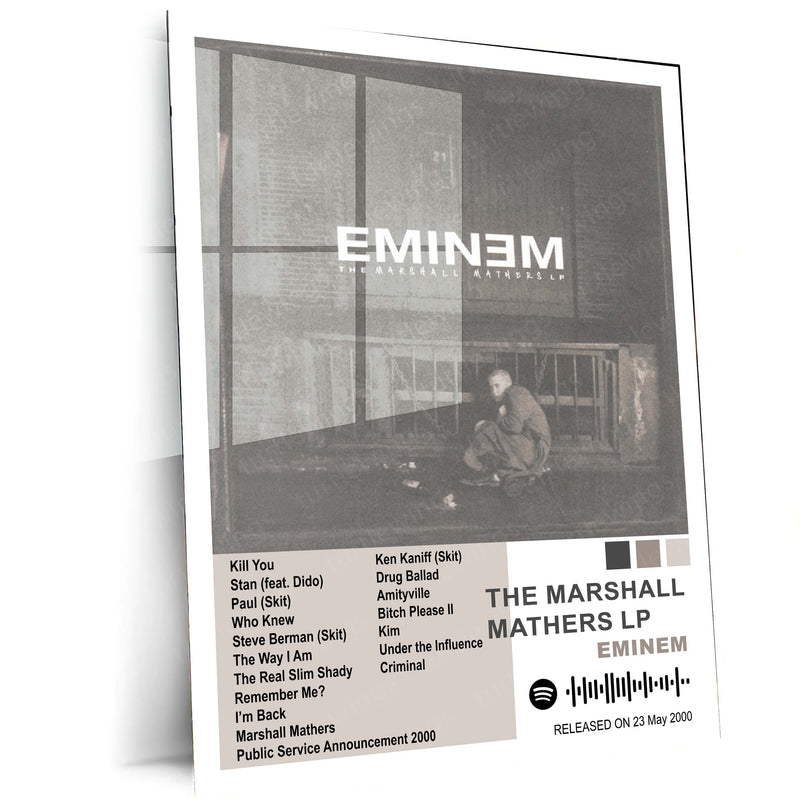 Eminem – Complete Album Collection | Set of 11 | Set of 8 | Set of 4 | Premium Metal Poster