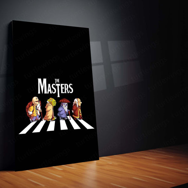 The Masters Crossover Metal Poster | Legendary Animated Masters Parody Wall Art