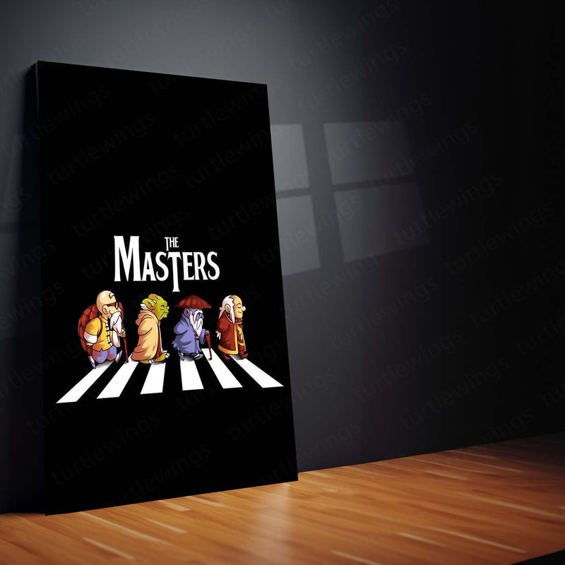 The Masters Crossover Metal Poster | Legendary Animated Masters Parody Wall Art