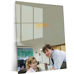 Movies & Series Metal Poster | The Office Metal Poster | Jim & Pam Iconic Scene Wall Art | Comedy Series Poster | Minimal TV Show Decor - TURTLEWINGS 