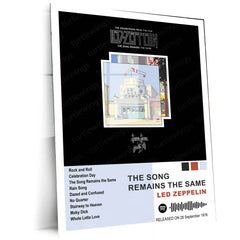 Led Zeppelin Complete Collection | Set of 13 | Set of 8 | Set of 4 | Album Posters Metal Frames  Hard Rock Foundations. Blues Power. Timeless Legends.