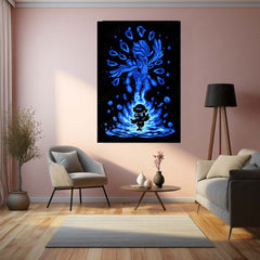 Anime Metal Poster | The Water Dancer Within | Flowing Grace Pokemon Metal Frame  Inner Rhythm, Fluid Elegance & Silent Strength Wall Art