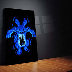 Anime Metal Poster | The Waterkip Within | Primal Awakening Pokemon Metal Frame  Inner Power, Unbreakable Growth & Silent Strength Wall Art