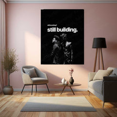 The Weeknd – “Still Breathing? Still Building” Metal Poster | Music x Mindset Wall Art