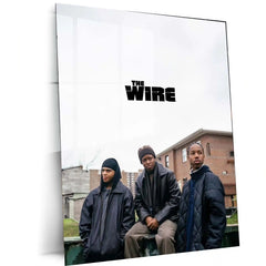 Movies & Series Metal Poster | The Wire Metal Poster | Iconic Crime Drama Wall Art | HBO Series Poster | Minimal Urban Street Decor - TURTLEWINGS 