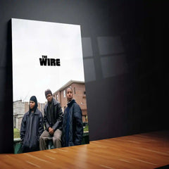 Movies & Series Metal Poster | The Wire Metal Poster | Iconic Crime Drama Wall Art | HBO Series Poster | Minimal Urban Street Decor - TURTLEWINGS 