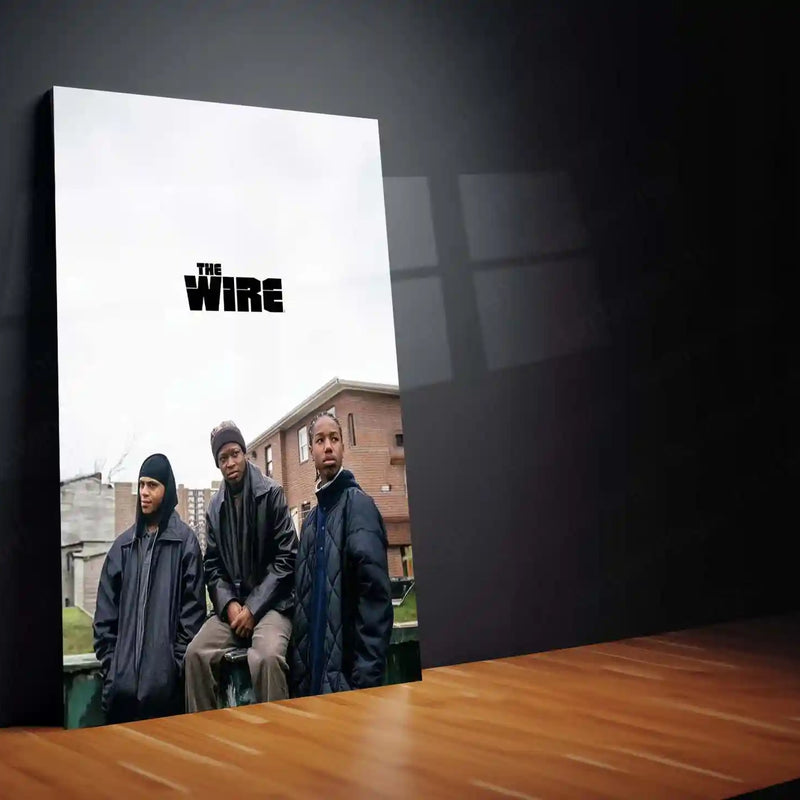 Movies & Series Metal Poster | The Wire Metal Poster | Iconic Crime Drama Wall Art | HBO Series Poster | Minimal Urban Street Decor - TURTLEWINGS 