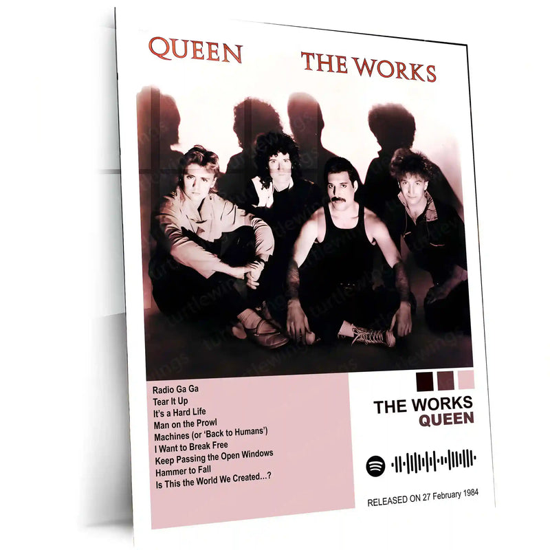 Queen Complete Collection | Set of 11 | Set of 8 | Set of 4 | Album Posters Metal Frames Rock Royalty. Stadium Anthems. Timeless Legends. - TURTLEWINGS 