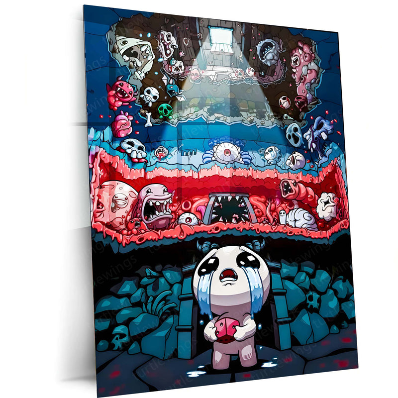 Game Metal poster | The Binding of Isaac – Descent into Madness Metal Frame