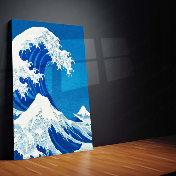 The Great Wave – Inspired by Hokusai Metal Poster | Japanese Art Wall Frame