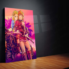 Anime Metal Poster | The Legend of Zelda – The Hero’s Quest | Timeless Adventure Metal Frame Poster