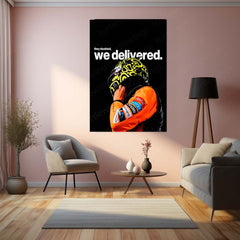 Quote Metal Poster | Lando Norris – They Doubted, We Delivered Metal Frame Proven Performance & Underdog Triumph Wall Art | Racing Grit Statement Metal Poster