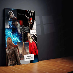 Thor Metal Poster – The Mighty God of Thunder - TURTLEWINGS 