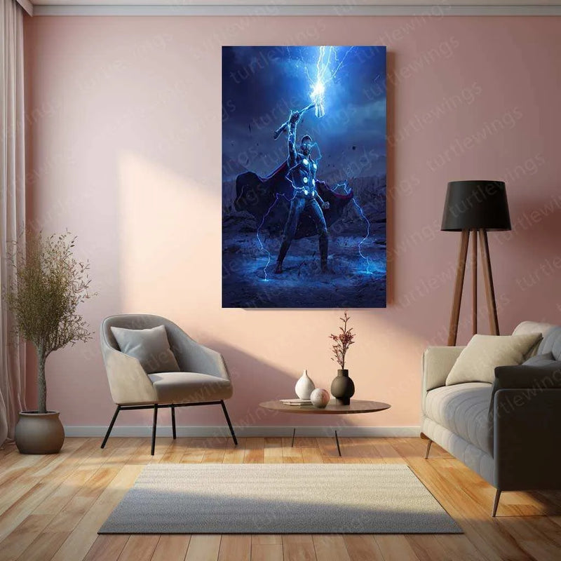 Thor Metal Poster – The Mighty God of Thunder 1 - TURTLEWINGS 