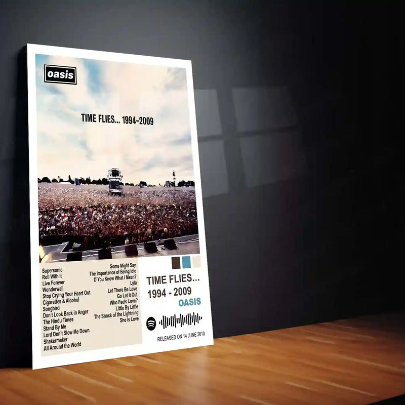 Oasis Complete Collection | Set of 11 | Set of 8 | Set of 4 | Album Posters Metal Frames Britpop Anthems. 90s Attitude. Timeless Manchester Energy. - TURTLEWINGS 